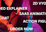 do 2d, 3d vyond animation, saas animation, video explainer and zack d film